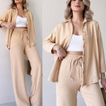 Imported Two Piece Suit Button Co-Ord Casual Set