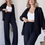 Imported Two Piece Suit Button Co-Ord Casual Set