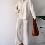 Imported CORIA - Casual knitted two-piece set